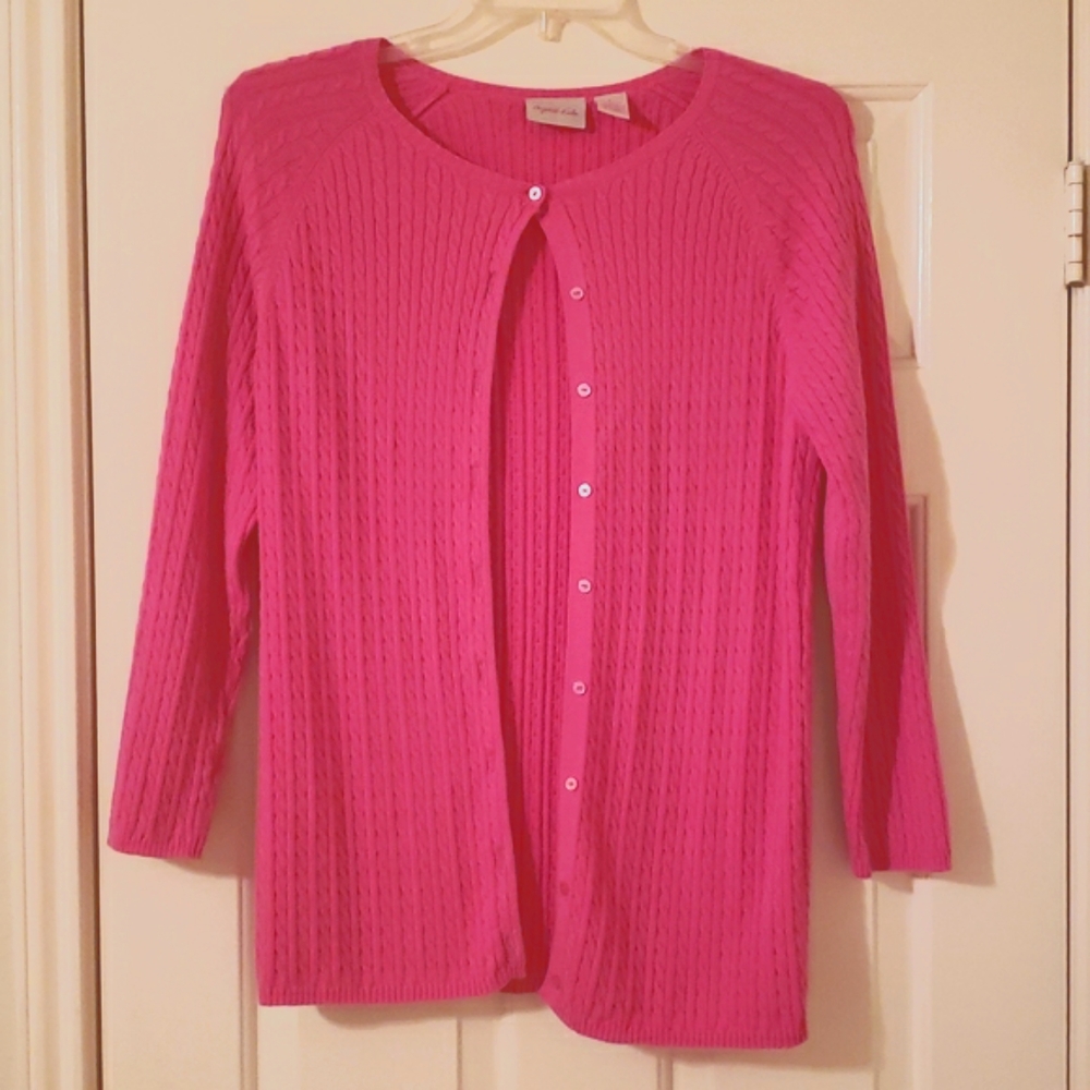 Crystal-Kobe Button Up Cardigan Sz L